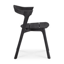 Load image into Gallery viewer, Bok Black Teak Outdoor Dining Chair - Hausful