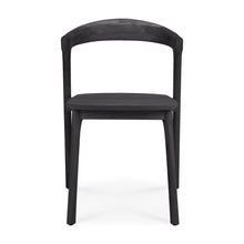 Load image into Gallery viewer, Bok Black Teak Outdoor Dining Chair - Hausful