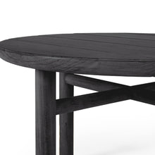 Load image into Gallery viewer, Black Teak Quatro Outdoor Coffee Table - Hausful