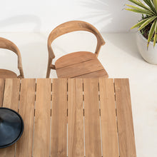 Load image into Gallery viewer, Teak Bok Outdoor Dining Table - Hausful