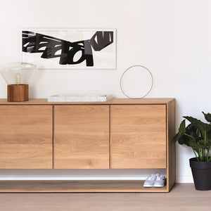 Oak Nordic Sideboard - 62" - Hausful - Modern Furniture, Lighting, Rugs and Accessories (4470232219683)