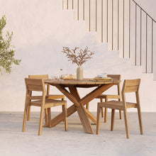 Load image into Gallery viewer, Teak Outdoor Dining Chair - Hausful