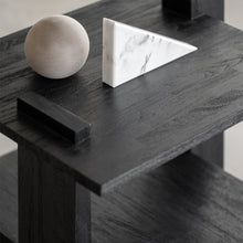 Load image into Gallery viewer, Teak Abstract Side Table - Hausful
