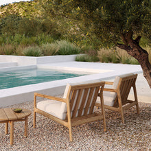 Load image into Gallery viewer, Teak Quatro Outdoor Side Table - Hausful