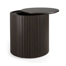 Load image into Gallery viewer, Mahogany Roller Max Round Side Table - Hausful