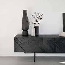 Load image into Gallery viewer, Teak Graphic TV Cupboard - Hausful
