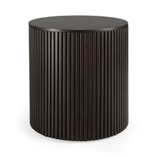 Load image into Gallery viewer, Mahogany Roller Max Round Side Table - Hausful