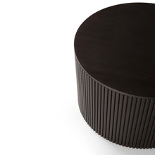 Load image into Gallery viewer, Mahogany Roller Max Round Side Table - Hausful