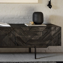 Load image into Gallery viewer, Teak Graphic TV Cupboard - Hausful
