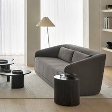 Load image into Gallery viewer, Mahogany Roller Max Round Side Table - Hausful