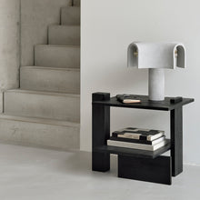 Load image into Gallery viewer, Teak Abstract Side Table - Hausful