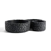 Load image into Gallery viewer, Black Chopped Bowls - Set of 3 - Hausful
