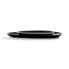 Load image into Gallery viewer, Black Thin Oval Boards - Set of 2 - Hausful