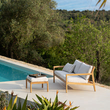 Load image into Gallery viewer, Teak Jack Outdoor Sofa - 2 seater - Hausful