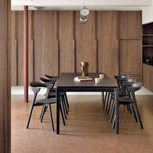 Load image into Gallery viewer, Bok Black Oak Dining Table - 94" - Hausful