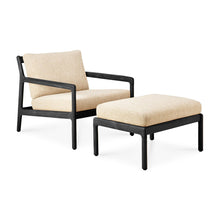 Load image into Gallery viewer, Black Teak Jack Outdoor Footstool - Hausful