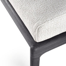 Load image into Gallery viewer, Black Teak Jack Outdoor Footstool - Hausful