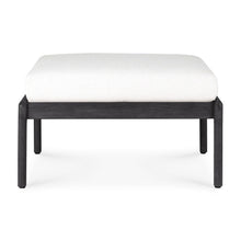 Load image into Gallery viewer, Black Teak Jack Outdoor Footstool - Hausful