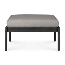 Load image into Gallery viewer, Black Teak Jack Outdoor Footstool - Hausful