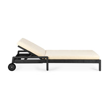 Load image into Gallery viewer, Black Teak Jack Outdoor Lounge Chair - Hausful