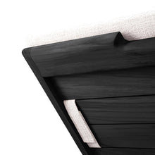 Load image into Gallery viewer, Black Teak Jack Outdoor Lounge Chair - Hausful
