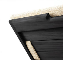 Load image into Gallery viewer, Black Teak Jack Outdoor Lounge Chair - Hausful
