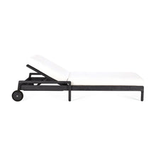 Load image into Gallery viewer, Black Teak Jack Outdoor Lounge Chair - Hausful