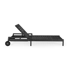 Load image into Gallery viewer, Black Teak Jack Outdoor Lounge Chair - Hausful
