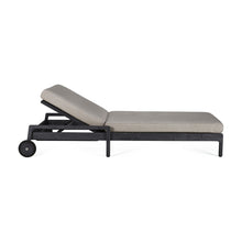 Load image into Gallery viewer, Black Teak Jack Outdoor Lounge Chair - Hausful