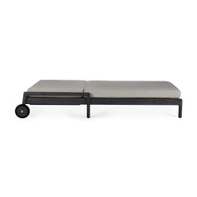 Load image into Gallery viewer, Black Teak Jack Outdoor Lounge Chair - Hausful