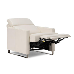 Lawrence Motorized Recliner - Leather - Hausful