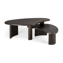 Load image into Gallery viewer, Mahogany Boomerang Coffee Table - Hausful