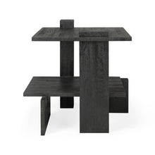 Load image into Gallery viewer, Teak Abstract Side Table - Hausful