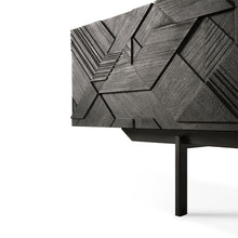 Load image into Gallery viewer, Teak Graphic TV Cupboard - Hausful