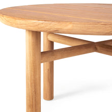 Load image into Gallery viewer, Teak Quatro Outdoor Side Table - Hausful