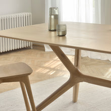 Load image into Gallery viewer, Oak X Dining Table - Hausful