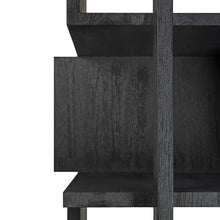 Load image into Gallery viewer, Teak Abstract Black Column - Hausful - Modern Furniture, Lighting, Rugs and Accessories