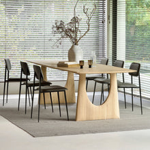 Load image into Gallery viewer, Oak Geometric dining table - Hausful - Modern Furniture, Lighting, Rugs and Accessories