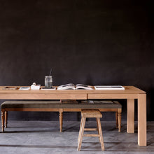 Load image into Gallery viewer, Teak Slice Extendable Dining Table - 55" to 87" - Hausful - Modern Furniture, Lighting, Rugs and Accessories (4470229073955)
