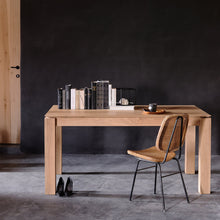Load image into Gallery viewer, Teak Slice Extendable Dining Table - 55" to 87" - Hausful - Modern Furniture, Lighting, Rugs and Accessories (4470229073955)