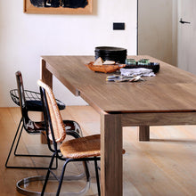 Load image into Gallery viewer, Teak Slice Extendable Dining Table - 55" to 87" - Hausful - Modern Furniture, Lighting, Rugs and Accessories (4470229073955)