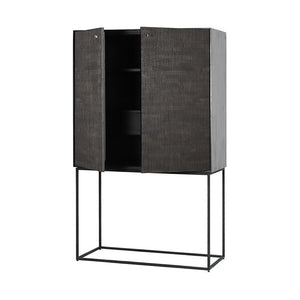 Teak Grooves Storage Cupboard - Hausful - Modern Furniture, Lighting, Rugs and Accessories