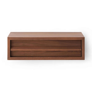 Marcel Floating Nightstand - Walnut - Hausful - Modern Furniture, Lighting, Rugs and Accessories (4470233333795)
