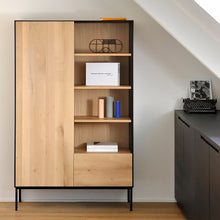 Load image into Gallery viewer, Oak Blackbird Storage Cupboard - Hausful - Modern Furniture, Lighting, Rugs and Accessories (4470230351907)