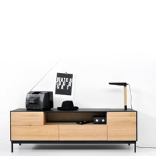 Load image into Gallery viewer, Oak Blackbird TV Cupboard - Hausful - Modern Furniture, Lighting, Rugs and Accessories (4470230417443)