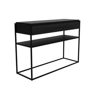 Oak Monolit Console - Black Oak - Hausful - Modern Furniture, Lighting, Rugs and Accessories (4470239756323)