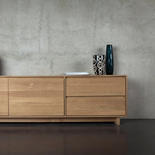 Load image into Gallery viewer, Oak Wave TV Cupboard - 83" - Hausful - Modern Furniture, Lighting, Rugs and Accessories (4470238445603)