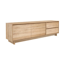 Load image into Gallery viewer, Oak Wave TV Cupboard - 83" - Hausful - Modern Furniture, Lighting, Rugs and Accessories (4470238445603)
