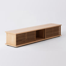 Load image into Gallery viewer, Plank 83" Low Slat Media Unit - Hausful - Modern Furniture, Lighting, Rugs and Accessories (4470247063587)