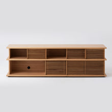 Load image into Gallery viewer, Plank 83” Slat High Media Unit - Hausful - Modern Furniture, Lighting, Rugs and Accessories (4470246047779)